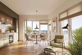 Essbereich+Küche - 4 Zimmer Etagenwohnung zum Kaufen in Berlin