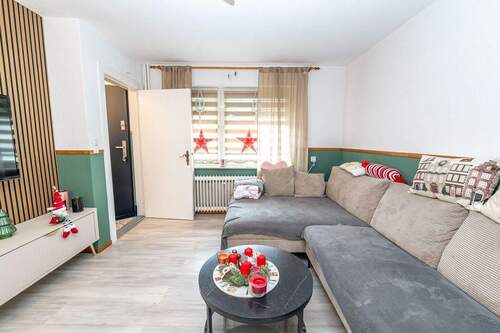 Wohnzimmer - Reihenendhaus mit 86,40 m&sup2; in Stade zur Miete