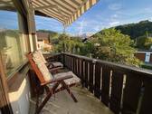 Blick auf den Balkon - 2 Zimmer Etagenwohnung in Garmisch-Partenkirchen
