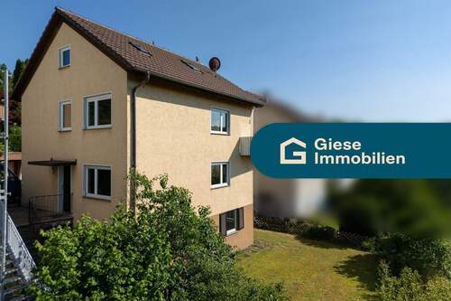 Titelbild_mit_Banner - Freistehendes Ein-Zweifamilienhaus mit schönem Garten