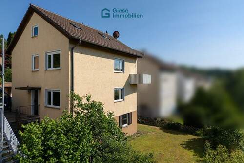 Gartenseite - 8 Zimmer Mehrfamilienhaus, Wohnhaus zum Kaufen in Stuttgart