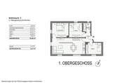 Grundriss 1. Obergeschoss - Etagenwohnung mit 76,00 m² in Buchloe zur Miete