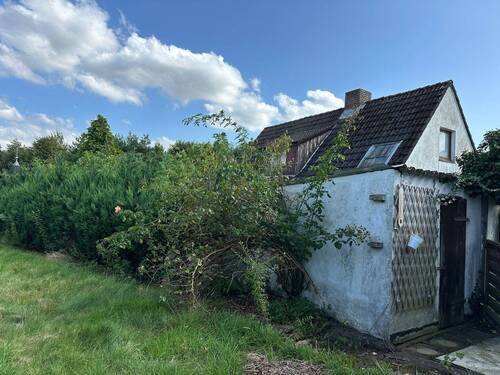 Gartenansicht-Schuppen - Grundstück in Elmenhorst zum Kaufen