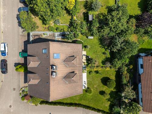 Vogelperspektive - Doppelhaushälfte mit 154,00 m² in Schwaikheim zum Kaufen