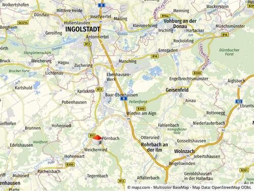 Geolyzer Kartenausschnitt - 