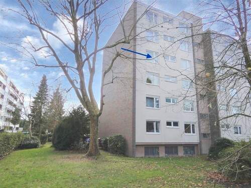 Rückansicht - Etagenwohnung mit 83,00 m&sup2; in Ratingen zum Kaufen