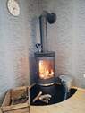 Ofen im Wohnzimmer - 