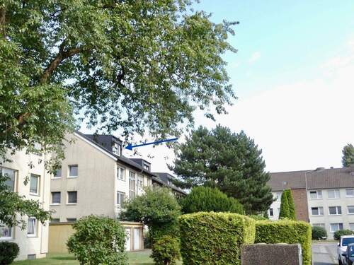 Ansicht Giebelseite - 3 Zimmer Etagenwohnung in Ratingen