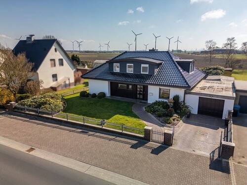 Luftaufnahme V - 8 Zimmer Einfamilienhaus zum Kaufen in Wurster Nordseeküste
