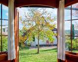 Blick aufs Haus von Pavillon - 
