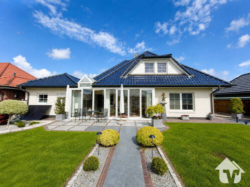 Ansicht hinten - Bungalow mit 160,00 m&sup2; in Lähden / Holte zum Kaufen