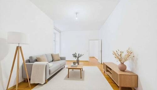 Wohnzimmer - Charmante 4 Zimmer Wohnung mit Gartenzugang im angesagten Szene-Kiez!