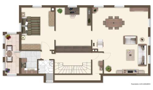 Grundsriss 1. Obergeschoss - 