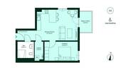 Grundriss der Eigentumswohnung WE080 - 