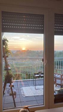 Aussicht vom Balkon - 