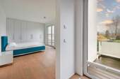 Schlafzimmer und Balkon - 