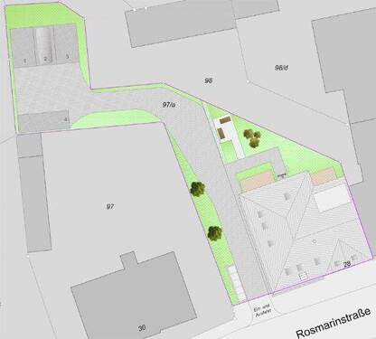 Freiflächen- und Lageplan - 