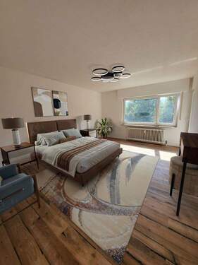 Schlafzimmer - Saniert. Zentral. Perfekt: Charmante 4-Zimmer-Wohnung in Künzelsau