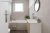 Badezimmer - Visualisierung Modernisierung KI - 