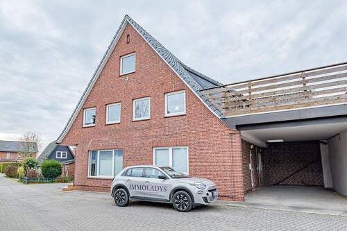 Hinteransicht - 1 Zimmer Mehrfamilienhaus, Wohnhaus in Drochtersen