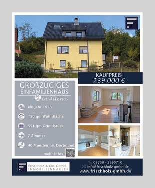 Bild 1 - Einziehen und Wohlfühlen! Einfamilienhaus in Altena-Evingsen