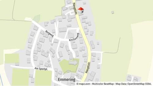 Mikrolage - Grundstück in Emmering