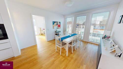 Großzügiger Essbereich - Etagenwohnung mit 104,10 m&sup2; in Kehl zum Kaufen