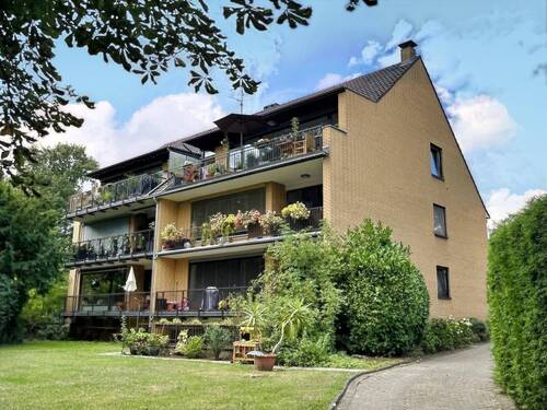 Gartenansicht - 3 Zimmer Etagenwohnung zum Kaufen in Düsseldorf