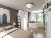 Schlafzimmer KI visualisiert - 