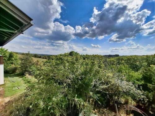 Fernsicht vom Balkon - 8 Zimmer Mehrfamilienhaus, Wohnhaus zum Kaufen in Lorch