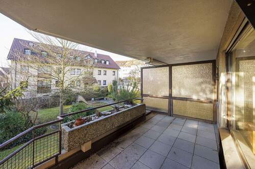 Balkon - Etagenwohnung mit 79,70 m&sup2; in Bietigheim-Bissingen zum Kaufen