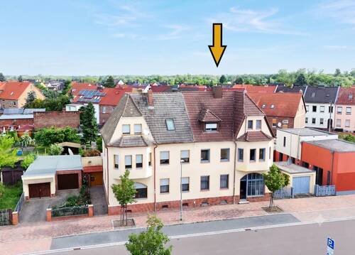 Objektgesamtansicht Drohne - Zuhause mit Herz & Geschichte 181m² Wohnfläche in Jeßnitz Familie 
