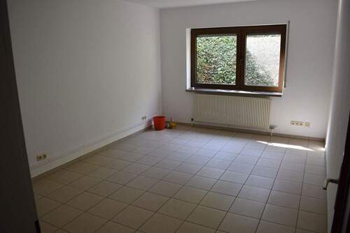 Wohn/Schlafzimmer - 1-Zimmer Souterrainwohnung in Mainz-Hechtsheim