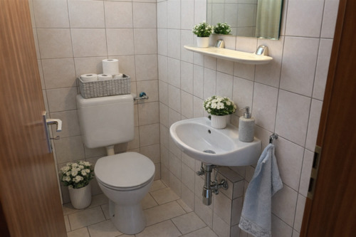 Gäste-WC - virtually staged - 