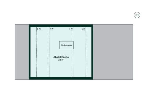 Zusätzliche Abstellfläche im Dachgeschoss - 