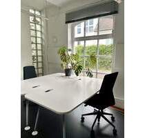 Helle, möblierte Büroräume in Hamburg - flexibel, zentral, Kaffee inklusive