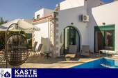 Titel - Charmantes traditionelles Haus mit Meerblick und privatem Pool in Maleme, Kreta