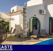 Charmantes traditionelles Haus mit Meerblick und privatem Pool in Maleme, Kreta - Chania