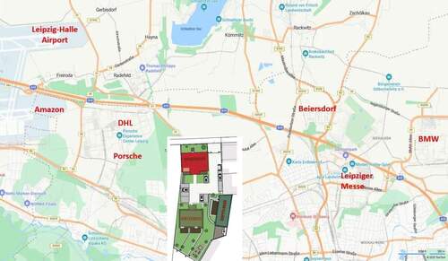 Lageplan - 4 Zimmer Etagenwohnung zum Kaufen in Leipzig