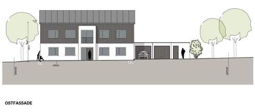 Ostfassade - Passau-Grubweg - Exklusive 3-Zimmer-Neubauwohnungen mit hochwertiger Ausstattung