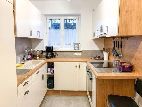 Einbauküche mit Waschmaschine - 3 Zimmer Etagenwohnung in Murnau