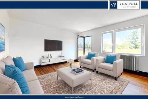 Titelbild-logo - Modernisierte Drei-Zimmer-Wohnung mit Balkon und Garage
