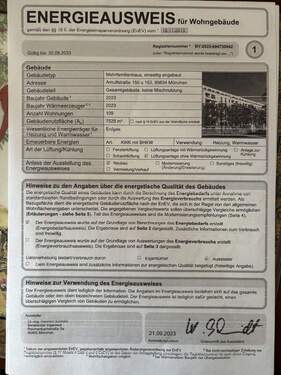 Energieausweis - 