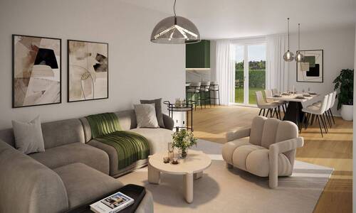 W4_EFH_Wohnen.jpg - Etagenwohnung mit 84,00 m&sup2; in Unterföhring zum Kaufen