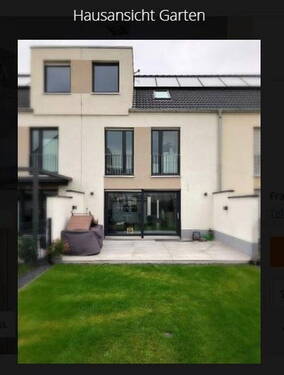 Hausansicht Garten - 