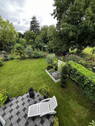 Garten vom Balkon aus - 