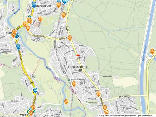 Geolyzer Kartenausschnitt - 