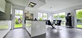 Offener Wohnbereich - Hochwertige Erdgeschosswohnung mit Penthouse-Flair