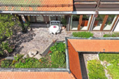 Terrasse mit Natursteinbelag - 