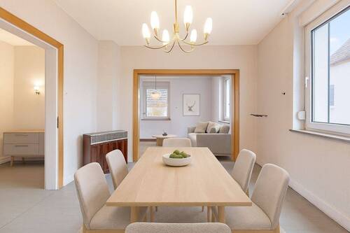 Visualisiertes Wohnzimmer 1.OG - 